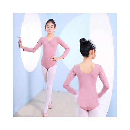 Long Sleeve Toddler Gymnastics Leotards, Ballet Dance Leotard Gymnastics for girls