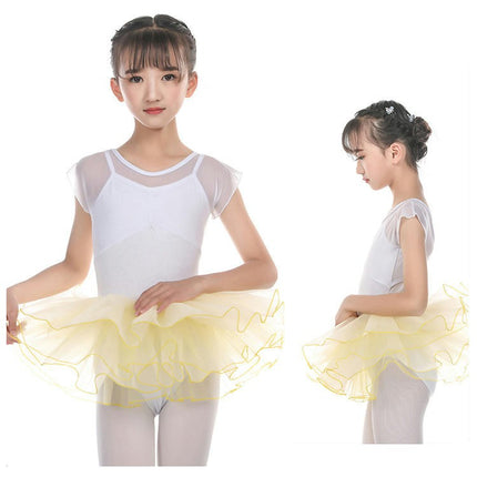 Ballet Leotards for Girls Toddler Leotard with Tutu Skirt Dance Tutu Dress Suitable for Little Big Kid