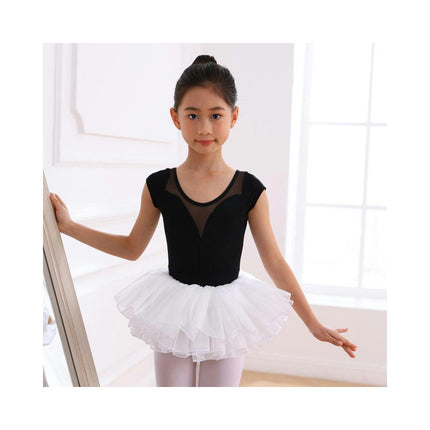 Ballet Leotards for Girls Toddler Leotard with Tutu Skirt Dance Tutu Dress (Little/Big Kid)