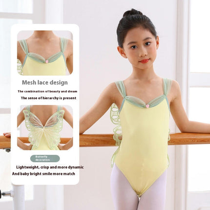 Girls Dancewear Halter Clothes Children Ballet Formal Wear Toddler Performance Saree