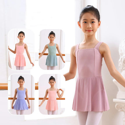 Dance Leotard for Girls Tank Design Ballet Leotards for Aged 3-15