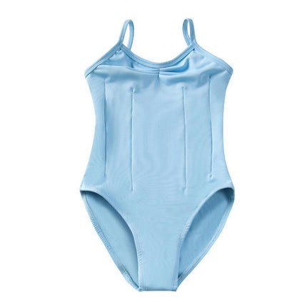 Children's  Classic V-neck Dance Camisole Leotard with Adjustable Straps for Ballet Gymnastics