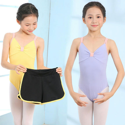 Girls Sleeveless Ballet Dance Leotard Gymnastics Outfits One Piece Unitard Dancewear