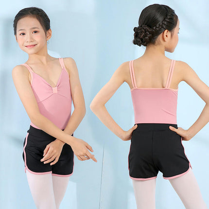 Girls Sleeveless Ballet Dance Leotard Gymnastics Outfits One Piece Unitard Dancewear