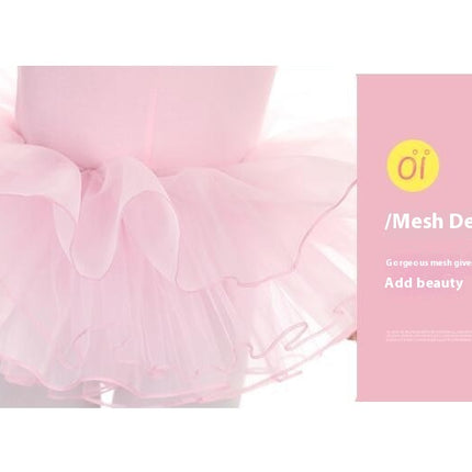 Ballet Dress for Girls,Toddler Dance Leotard with Tutu Skirt Short Sleeve Ballerina Outfit