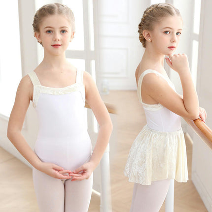 Suspender Grade Examination Dance Clothes Practice Clothes Children's Ballet Suspender Body Clothes