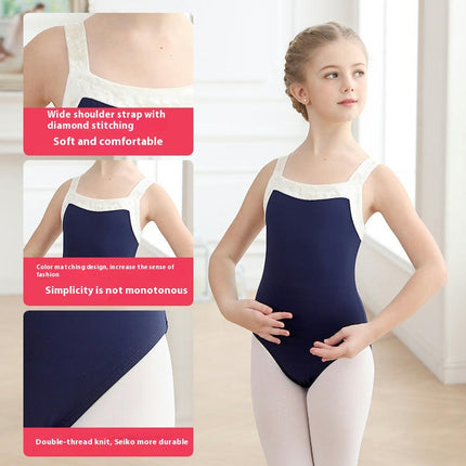 Suspender Grade Examination Dance Clothes Practice Clothes Children's Ballet Suspender Body Clothes