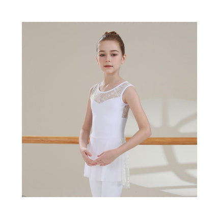 Girls' Ballet Dress Leotards, Ballerina Dance Dress Ballet Leotards with Skirt