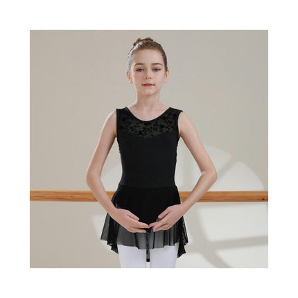 Girls' Ballet Dress Leotards, Ballerina Dance Dress Ballet Leotards with Skirt