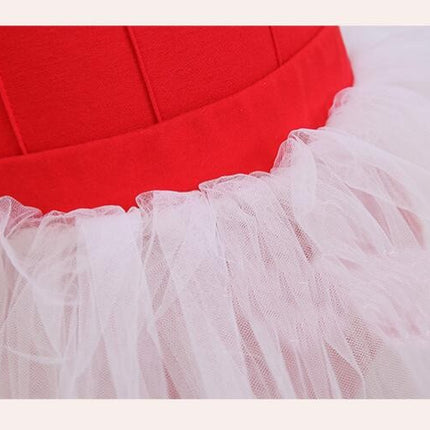 Ballet Dress for Girls,Toddler Dance Leotard with Tutu Skirt Short Sleeve Ballerina Outfit-A1