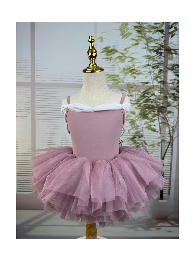 Ballet Leotards for Girls Toddler Tutu Skirt Straps Ballet Dress Ballerina Dance Outfits 1