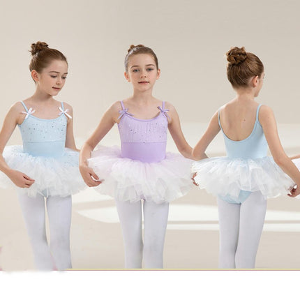 Ballerina Outfits Toddler Girls Ballet Tutu Leotard Dance Glitter Camisole Skirted Ballerina Dress