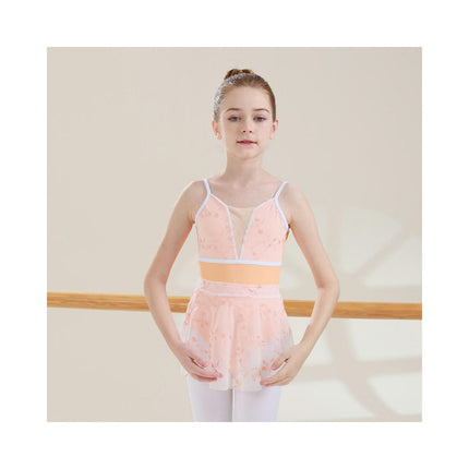 Ballerina Outfits Girls Big Kids Ballet Tutu Leotard Dance Camisole Skirted Ballerina Dress