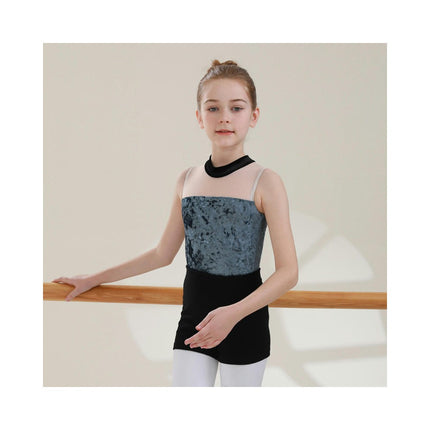 Sleeve Glitter Dance Ballet Tutu Leotard Ballerina Outfit for Girls Toddler