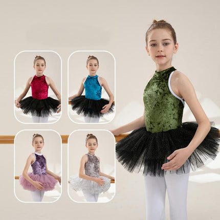 Girls Dance Dresses Ballet Dresses One-piece Dancewear Sets Suitable for Ballerinas