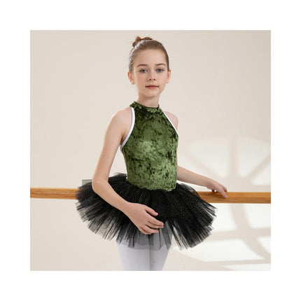 Girls Dance Dresses Ballet Dresses One-piece Dancewear Sets Suitable for Ballerinas