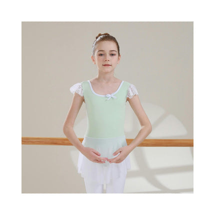 Girls' Ballet Dress Leotards, Ballerina Dance Dress Ballet Leotards with Skirt Model A