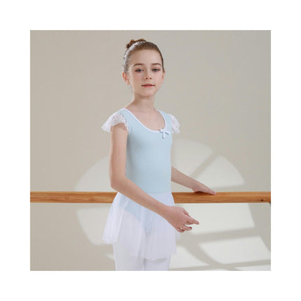 Girls' Ballet Dress Leotards, Ballerina Dance Dress Ballet Leotards with Skirt Model A