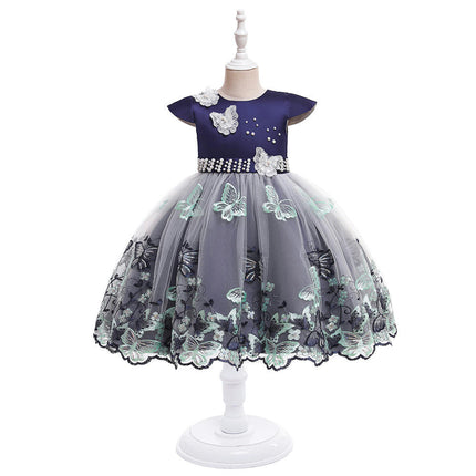 Children Butterfly Princess Dresses Flower Girl Holiday Dresses Birthday Party Prom Dresses