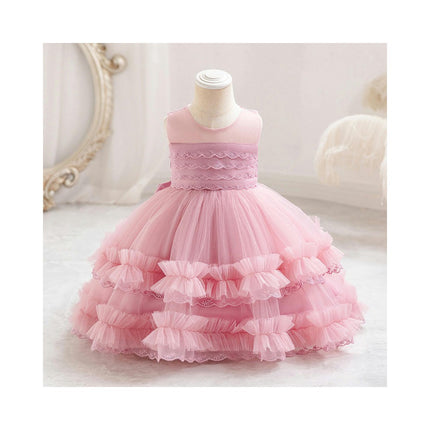 Baby Girl Tulle Princess Dresses Toddler Birthday Party Banquet Tutu