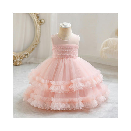 Baby Girl Tulle Princess Dresses Toddler Birthday Party Banquet Tutu