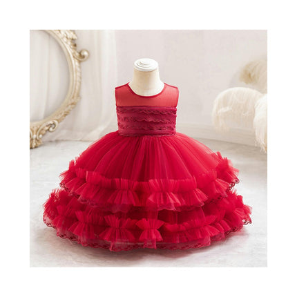 Baby Girl Tulle Princess Dresses Toddler Birthday Party Banquet Tutu