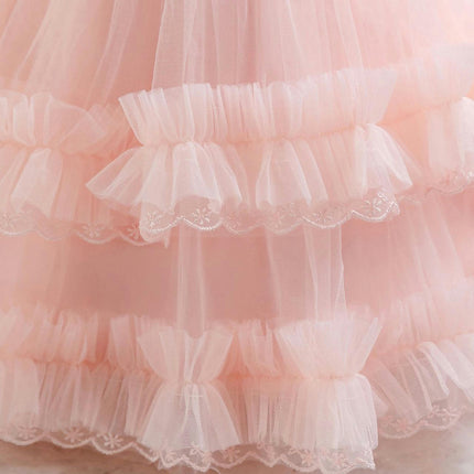 Baby Girl Tulle Princess Dresses Toddler Birthday Party Banquet Tutu