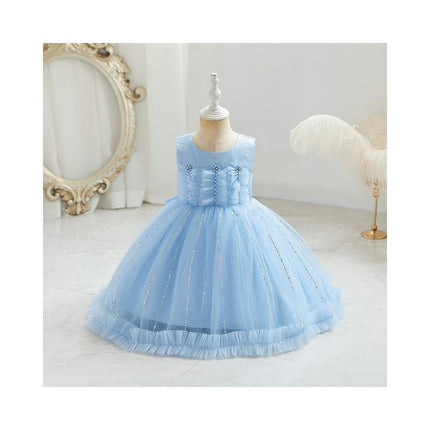 Baby Girl Sequins Tulle Dress Baby Birthday Party Dress Tutu Dresses for Toddler Girls