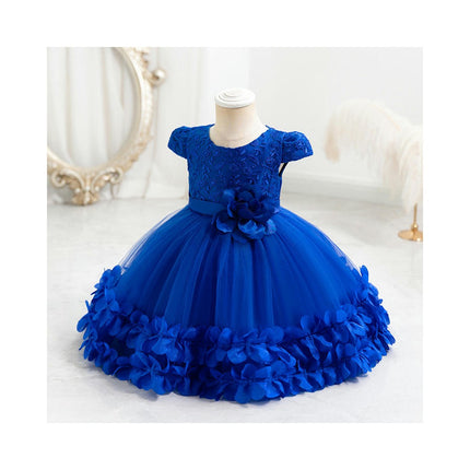 Girls Flowers Dress Birthday Party Banquet Flower Ballet Embroidered Princess Dresses