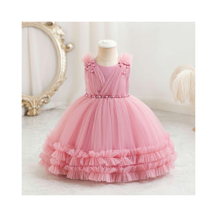 Girl's Weekend Dress Princess Tutu Party Wedding Bridesmaid Lace Dresses