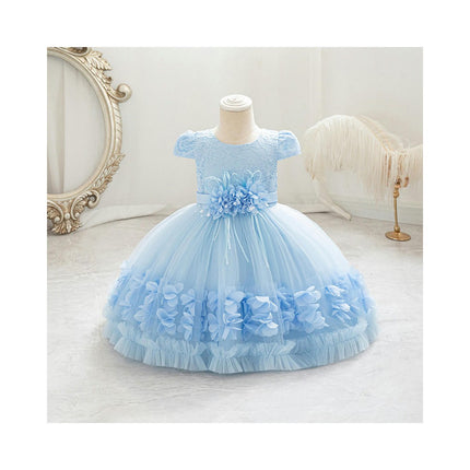 Baby Girl Flower Dress Infant Wedding Bridesmaid Birthday Party Tutu Tulle Princess Dresses