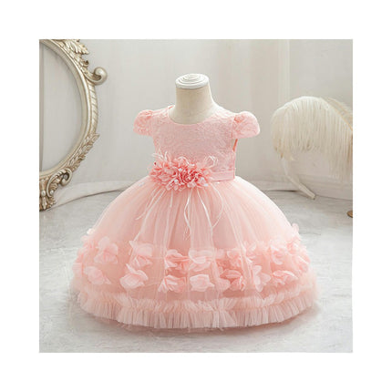 Baby Girl Flower Dress Infant Wedding Bridesmaid Birthday Party Tutu Tulle Princess Dresses