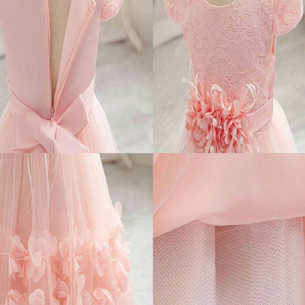 Baby Girl Flower Dress Infant Wedding Bridesmaid Birthday Party Tutu Tulle Princess Dresses