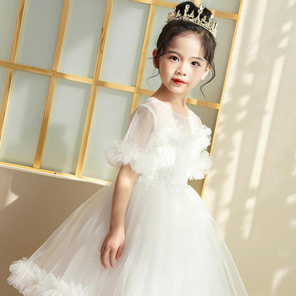 Girls Flower Dress Baby Wedding Bridesmaid Birthday Party Ballet Tulle Princess Dress