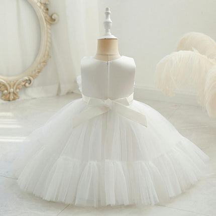 Princess Dress Baby Girl Mesh Birthday Dress Birthday Girl Wedding Dress Evening Dress