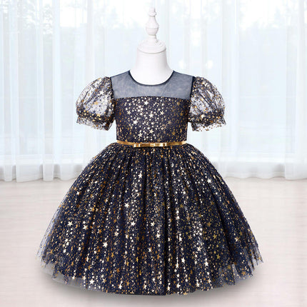 Baby Flower Girls Sparkle Tulle Tutu Dress Baptism Christening Outfit Special Occasion Birthday Dresses