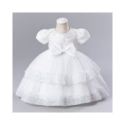 Baby Girls Dress Toddler Party Dress Cute Church Baptism Birthday Party Formal Dress