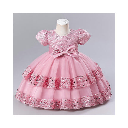 Baby Girls Dress Toddler Party Dress Cute Church Baptism Birthday Party Formal Dress