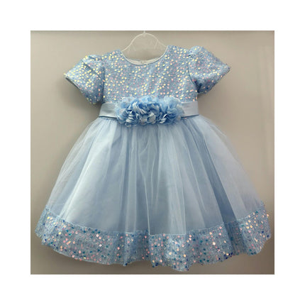 Baby Girl's Weekend Dress Princess Dress Flower Girl Wedding Sequins Mesh Puffy Skirt