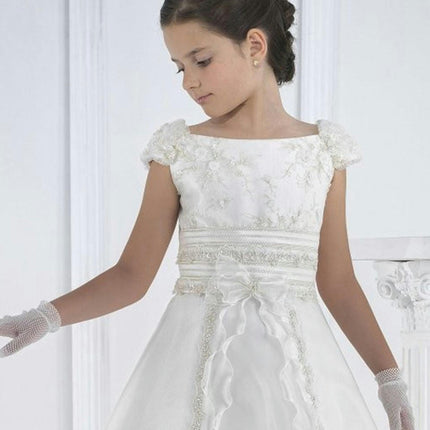 Flower Girl Dress A-Line Dress for Girls Birthday Wedding Party Communion Dresses