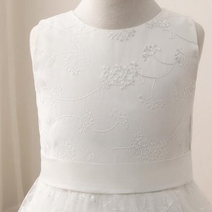 A-line Waist Slim Wedding Pageant Lace Flower Girl Dresses 2-13 Years Old