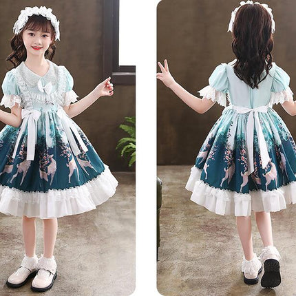 Summer Children's Japanese Dress-Cute Princess Dress for Schoolgirls