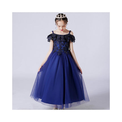 Children's Mesh Gowns Princess Dresses Flower Girl Party Prom Tutus