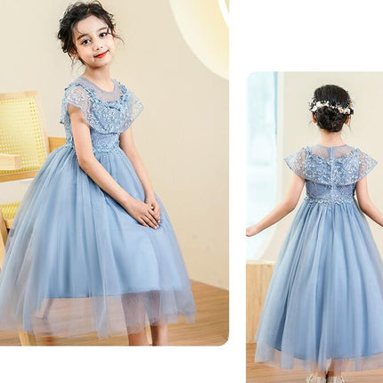 Girls Princess Pageant Dress Kids Prom Ball Gowns Wedding Party Flower Dresses