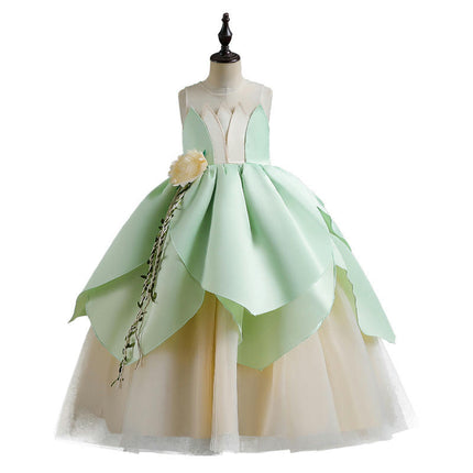 Princess Costume for Girls Birthday Role Play Dress Up Ball Gown Halloween Fancy Party Dress