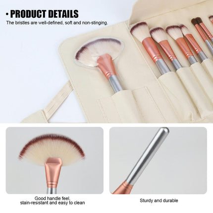 Makeup Brush Set Professional Makeup Brushes Foundation Brush Eyeshadow Loose Powder Brush Blending Brush Set