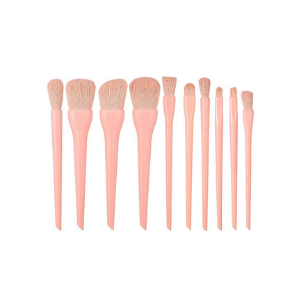 Make Up Brushes 10 Pcs Makeup Brush Set Powder Brush Concealer Blending Brushes Set Stipping Brush Travel Set