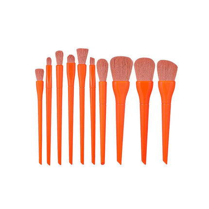 Make Up Brushes 10 Pcs Makeup Brush Set Powder Brush Concealer Blending Brushes Set Stipping Brush Travel Set