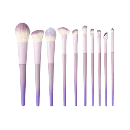 Make Up Brushes Professional 10pcs Makeup Brushes Set Foundation Blending Cosmetic Brush Set Kit With Bag