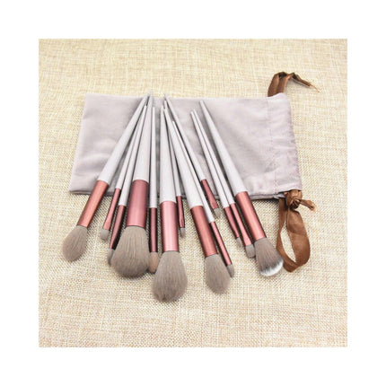 13 Pcs Professional Makeup Brush Set Cosmetic Plastic Handle Cruelty-FreeBrushes Blush Concealer Eye Shadow